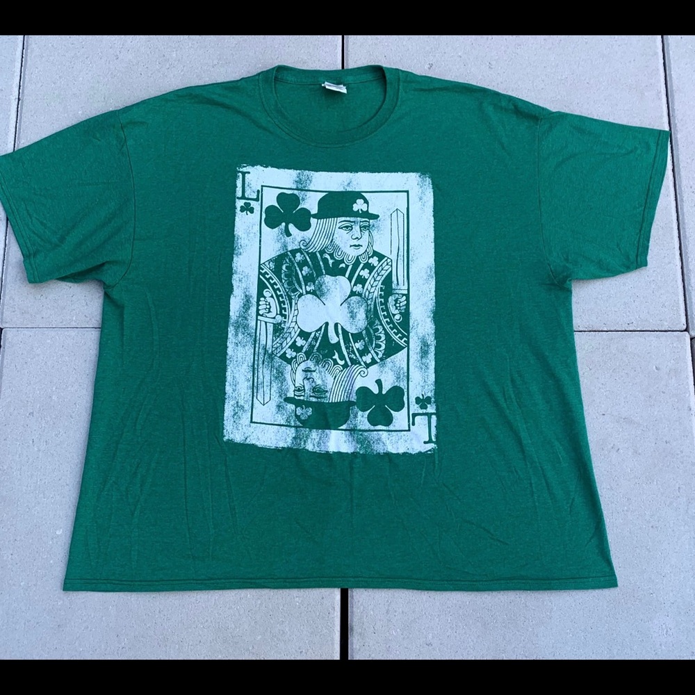 Green t-shirt